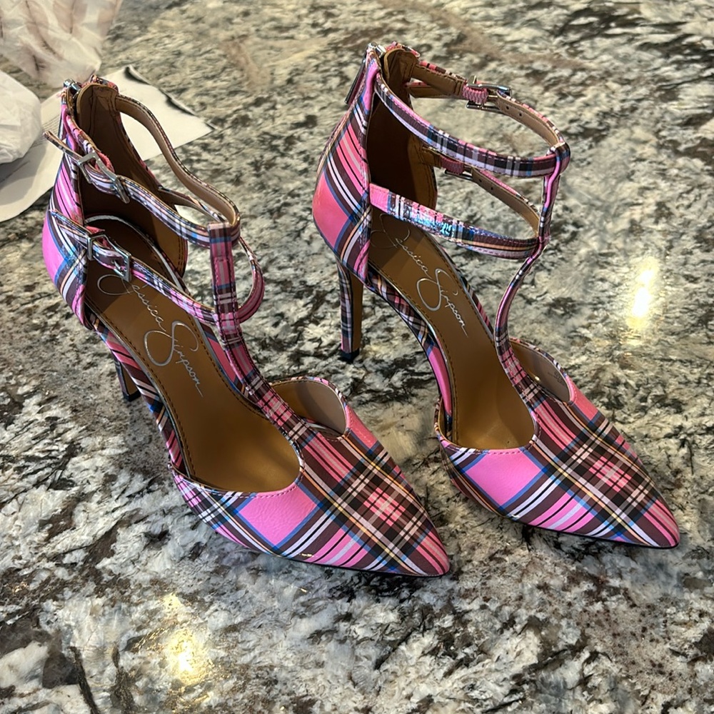Jessica Simpson high heels, size 6 1/2 (37)